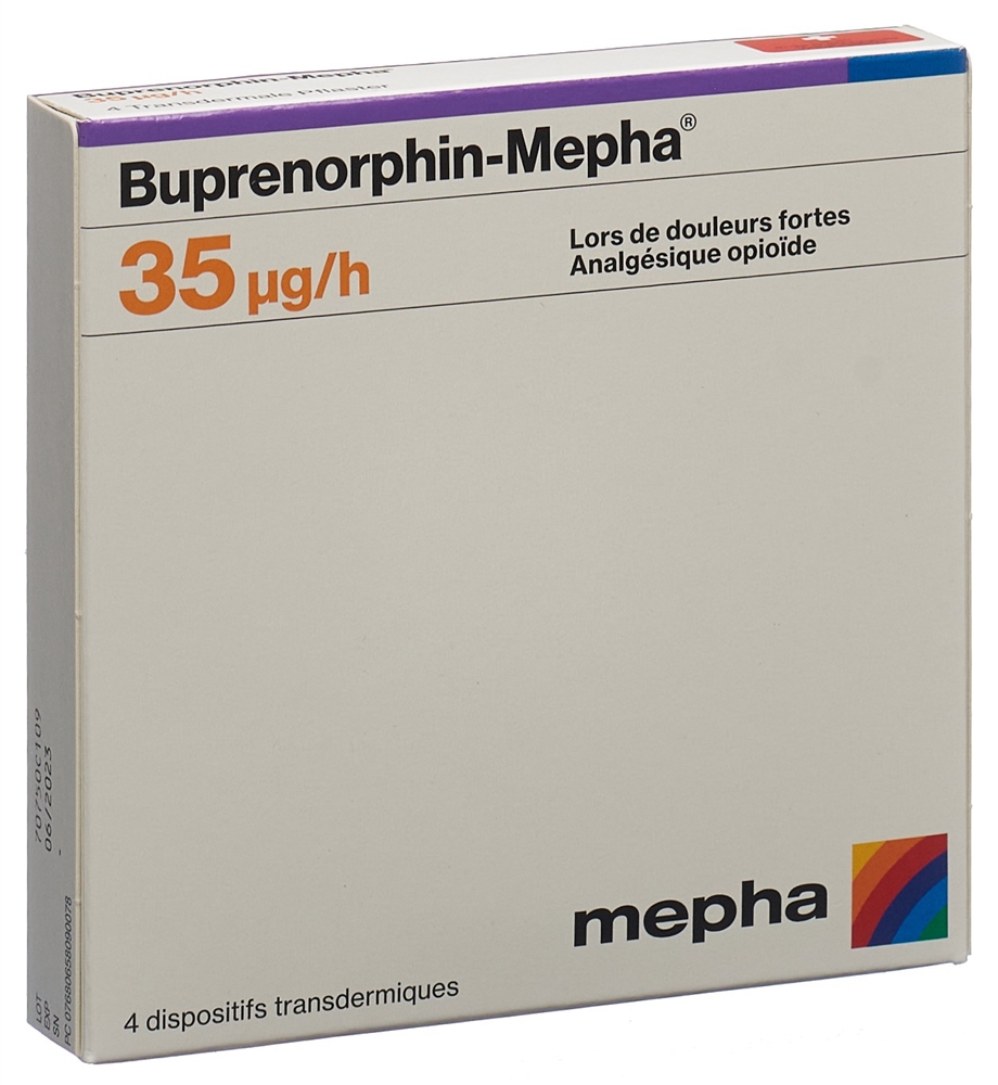 BUPRENORPHIN Mepha TTS 35 mcg/h sach 4 pce