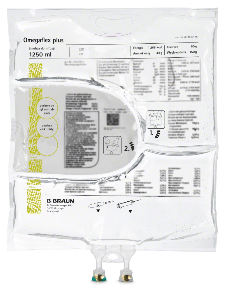 Omegaflex plus, Infusionsemulsion 1250 ml