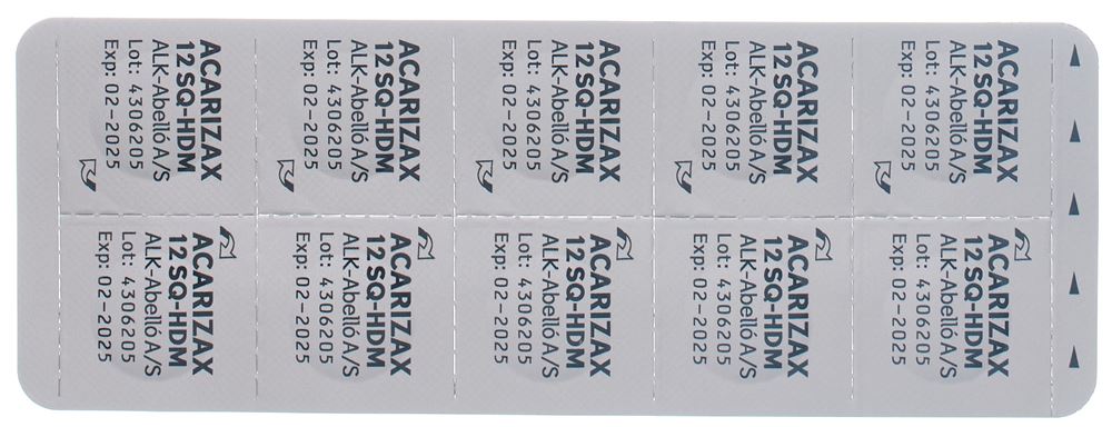 Acarizax, Lyophilisat zur sublingualen Anwendung
