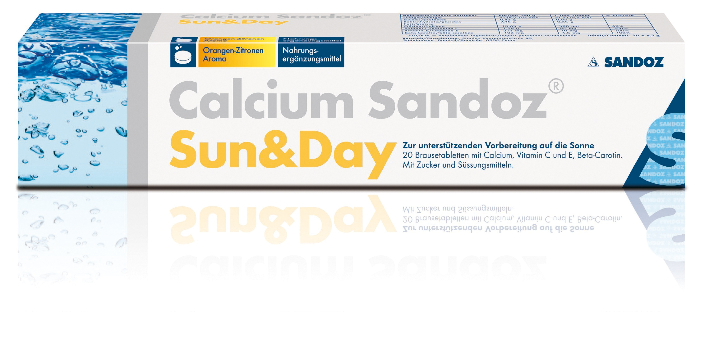 Calcium D3 Sandoz 500/1000, Kautabletten
