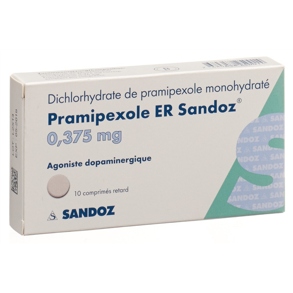 Pramipexol ER Sandoz 0.375 mg, Retardtabletten