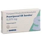 PRAMIPEXOLE ER Sandoz cpr ret 0.375 mg 10 pce