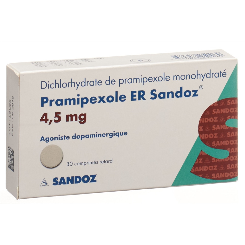 Pramipexol ER Sandoz 4.5 mg, Retardtabletten