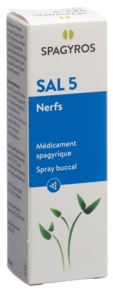 SPAGYROS SAL 5 nerfs spray buccal 30 ml
