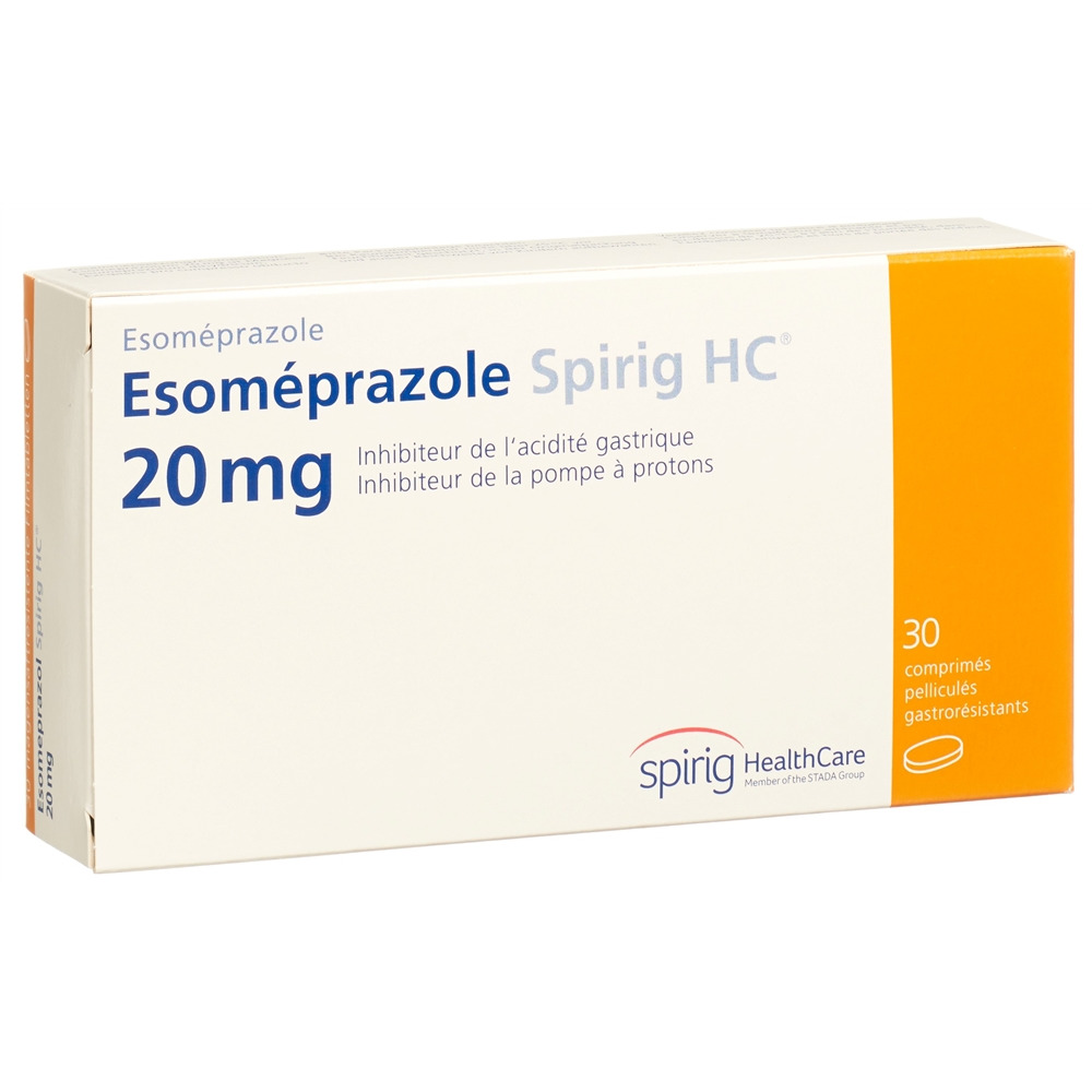 ESOMEPRAZOLE Spirig HC cpr pellic 20 mg 30 pce