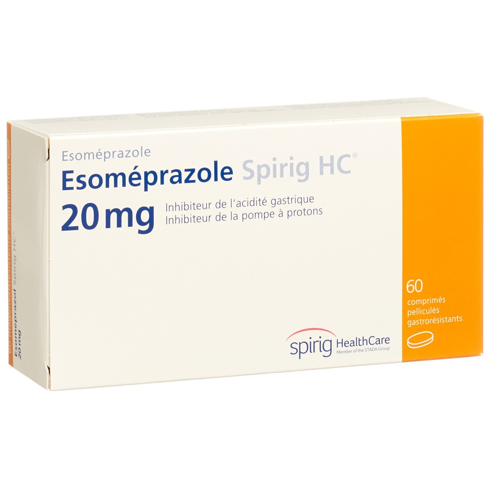Esomeprazol Spirig HC 20 mg, magensaftresistente Tabletten