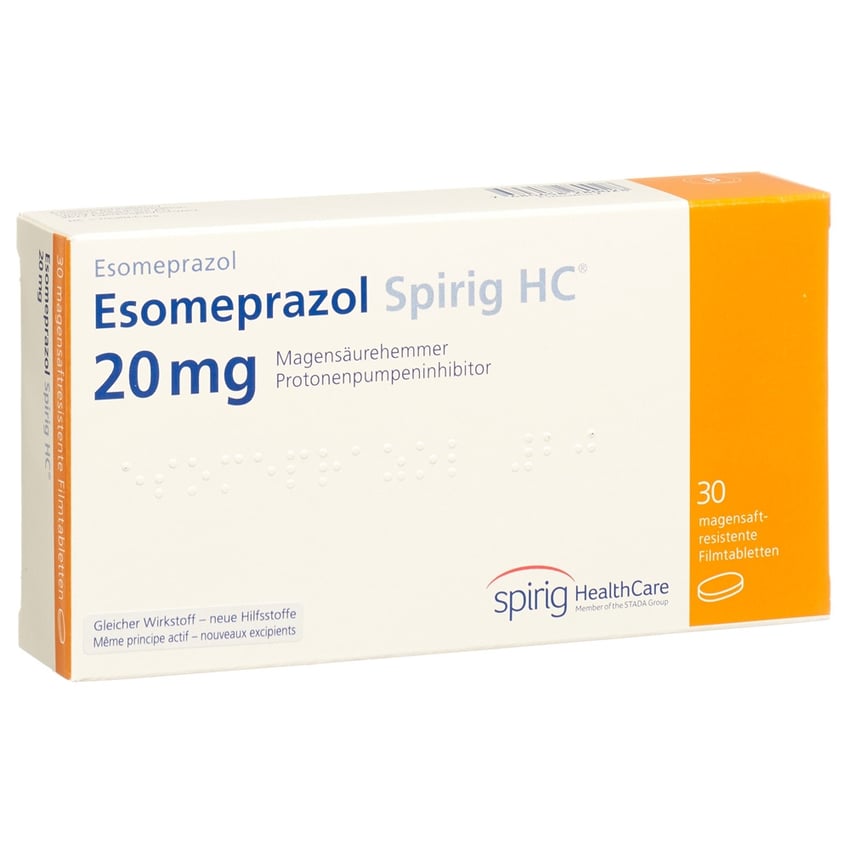 ESOMEPRAZOLE Spirig HC cpr 40 mg 30 pce