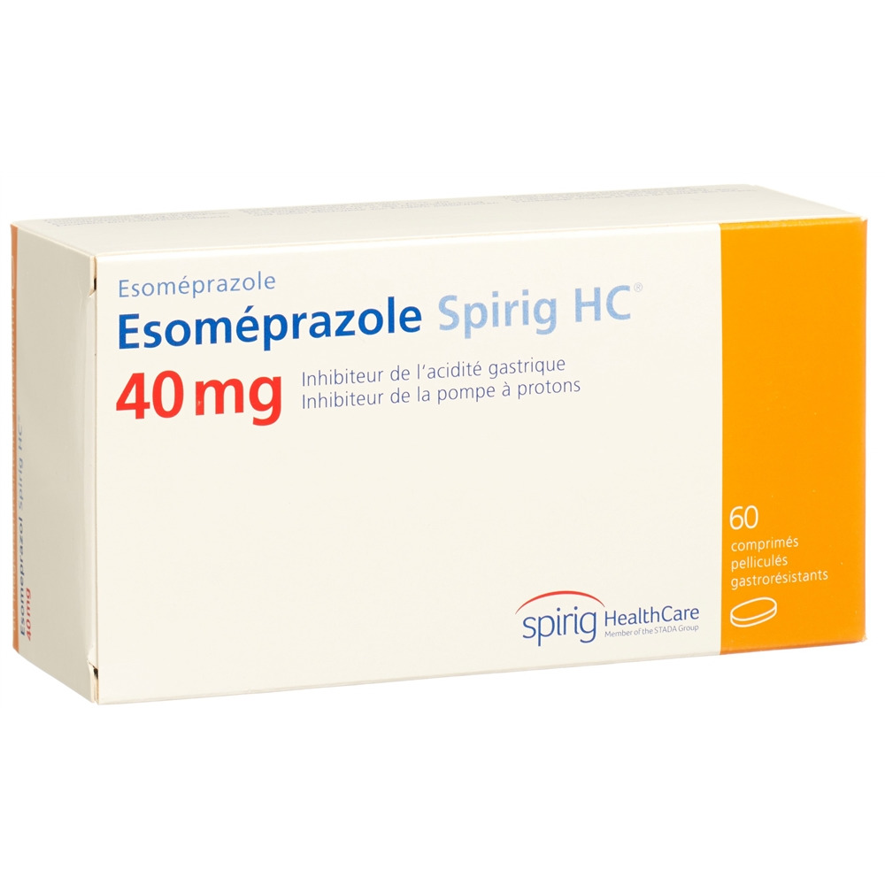 ESOMEPRAZOLE Spirig HC cpr pellic 40 mg 60 pce