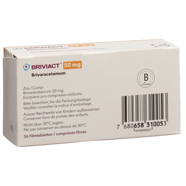 BRIVIACT cpr pell 10 mg 14 pce