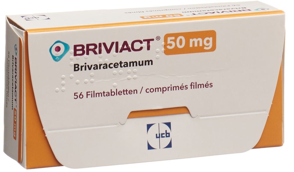BRIVIACT cpr pell 50 mg 56 pce