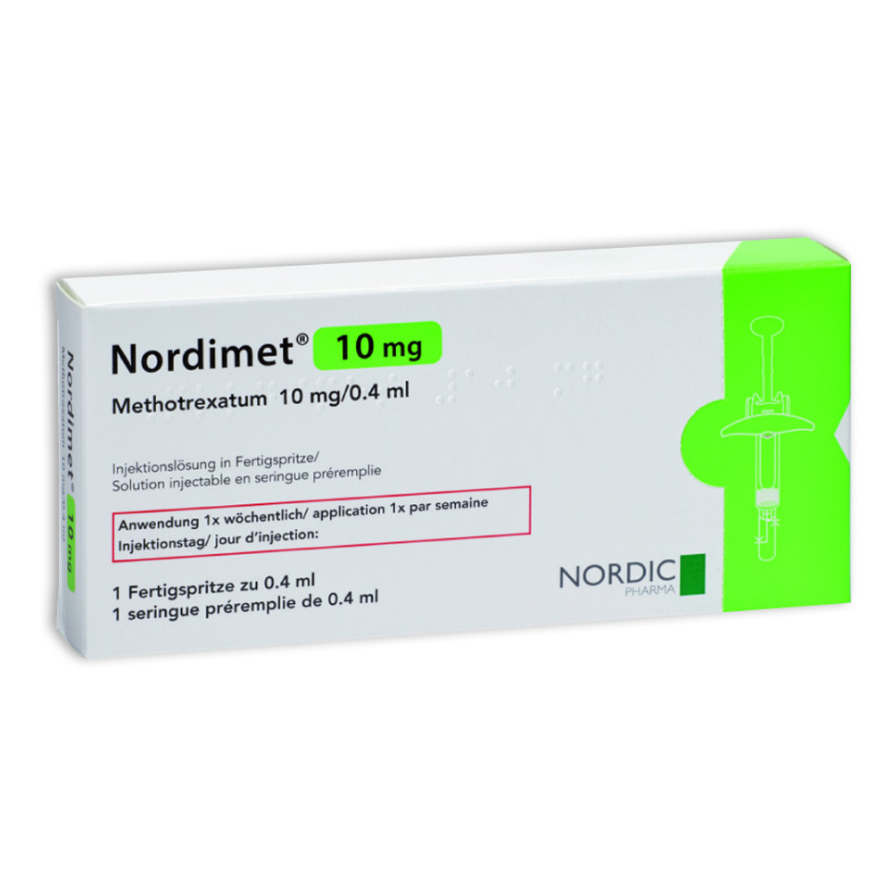 NORDIMET sol inj 10 mg/0.4ml ser pré