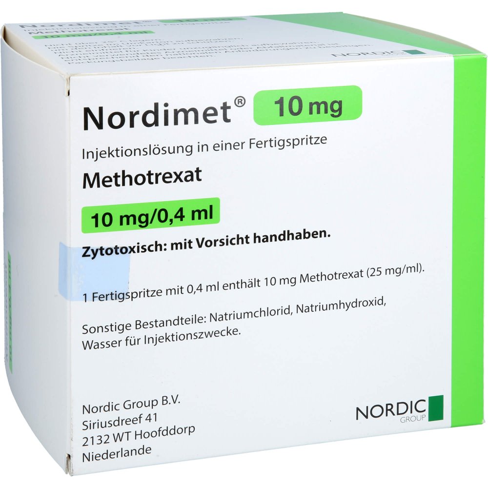 Nordimet 10.0 mg/0.4 ml, Injektionslösung in einer Fertigspritze