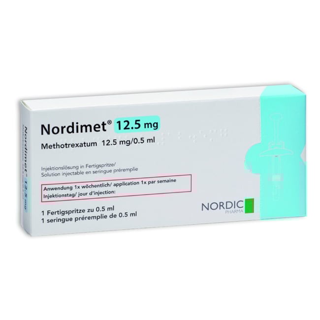 Nordimet 12.5 mg/0.5 ml, Injektionslösung in einer Fertigspritze