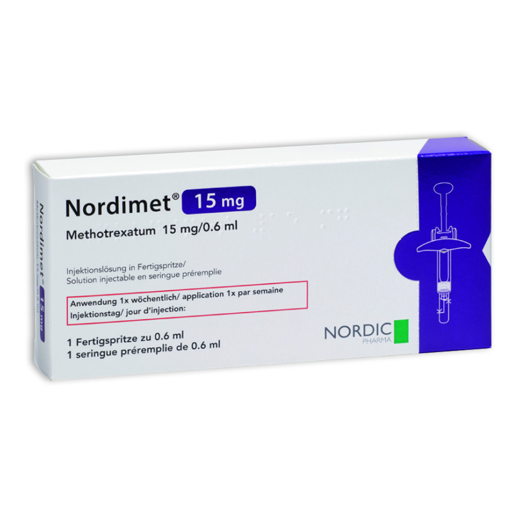 NORDIMET sol inj 15 mg/0.6ml ser pré