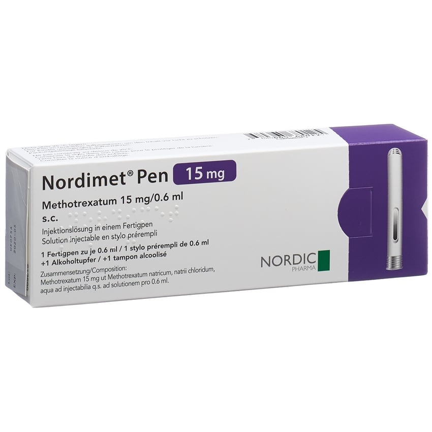 Nordimet 15.0 mg/0.6 ml, Injektionslösung in einer Fertigspritze