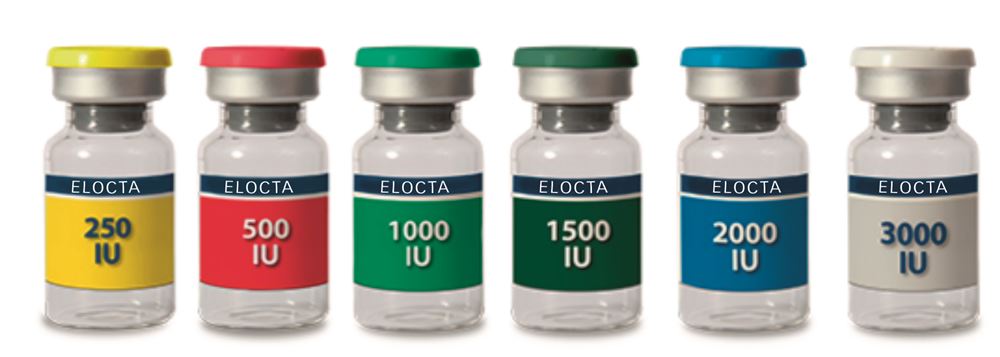 ELOCTA subst sèche 1000 UI c solv flac