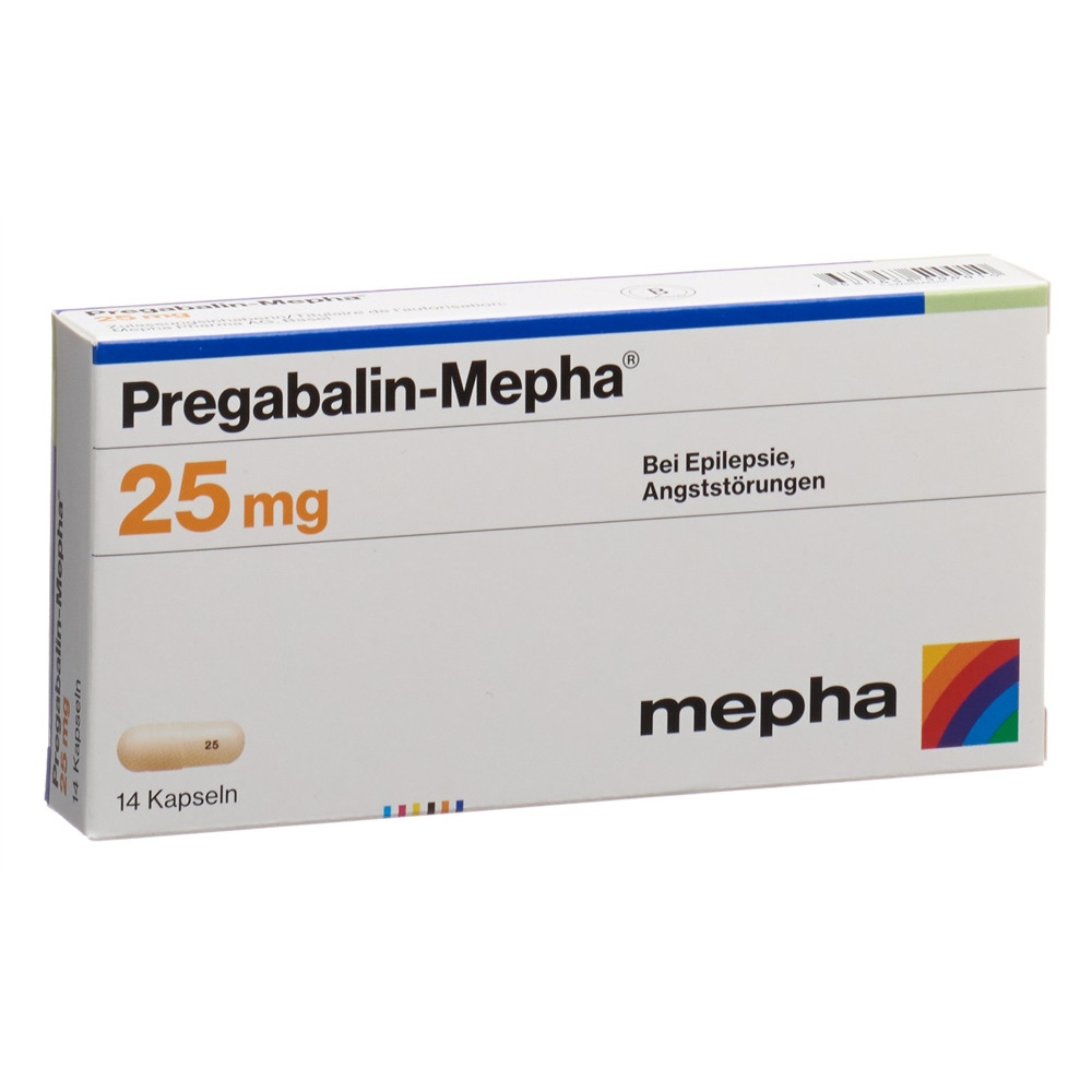 Pregabalin-Mepha 25 mg, Kapseln