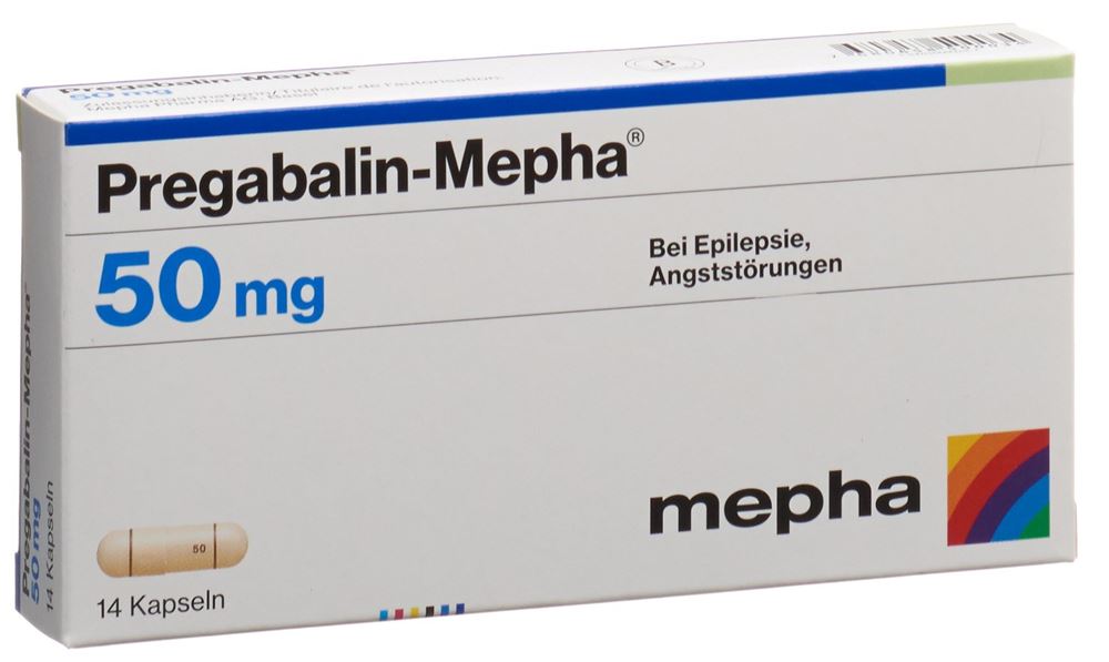 PREGABALIN Mepha caps 50 mg 14 pce