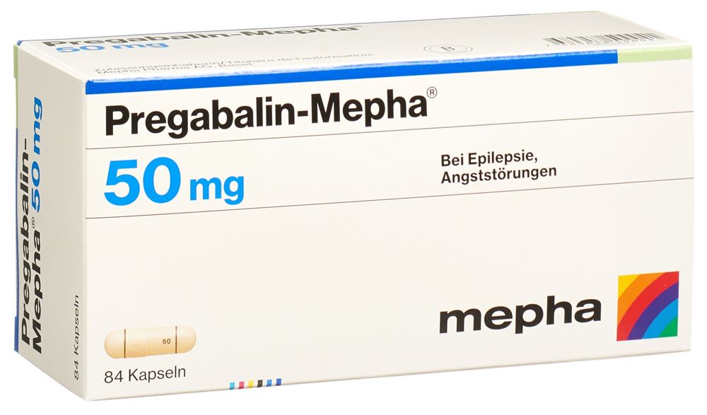 PREGABALIN Mepha caps 50 mg 84 pce