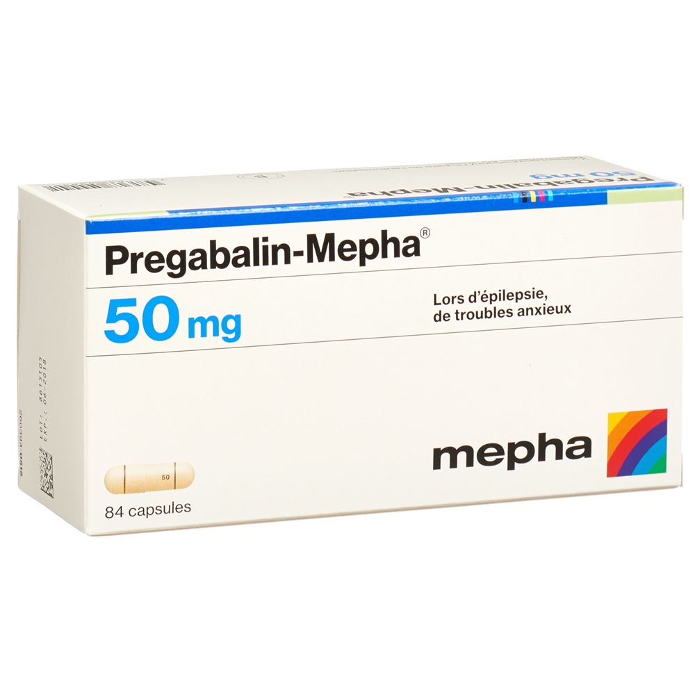 PREGABALIN Mepha caps 50 mg 84 pce