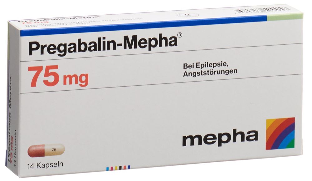 Pregabalin-Mepha 75 mg, Kapseln