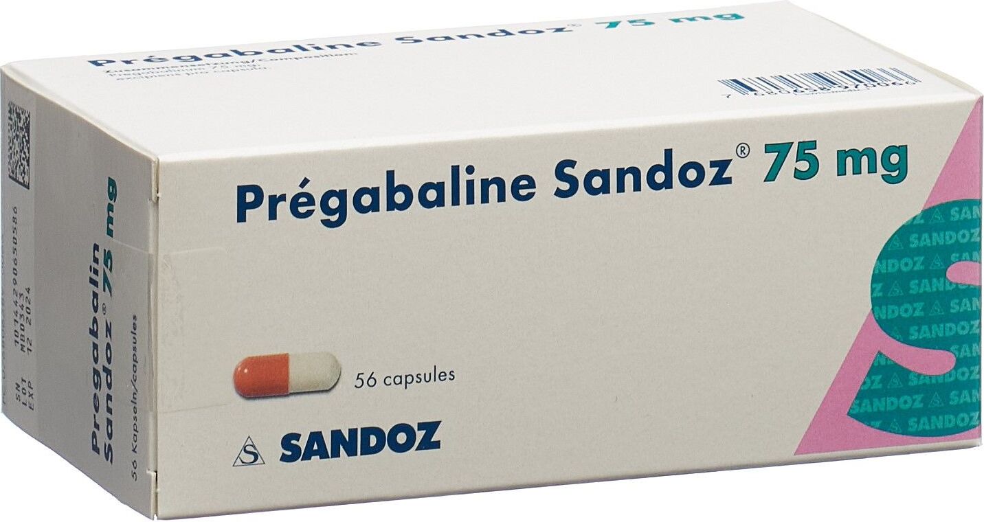 PREGABALIN Mepha caps 75 mg 56 pce