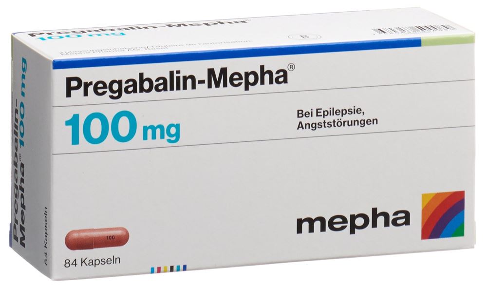 PREGABALIN Mepha caps 100 mg 84 pce