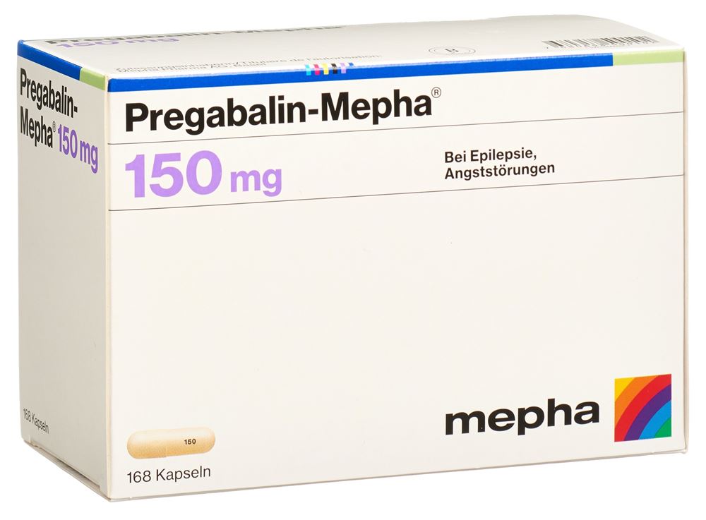 PREGABALIN Mepha caps 150 mg 168 pce