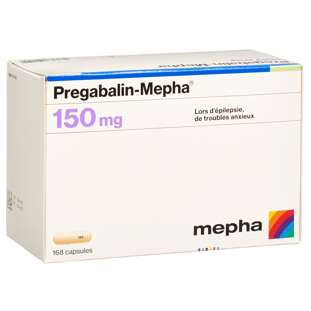 PREGABALIN Mepha caps 150 mg 168 pce