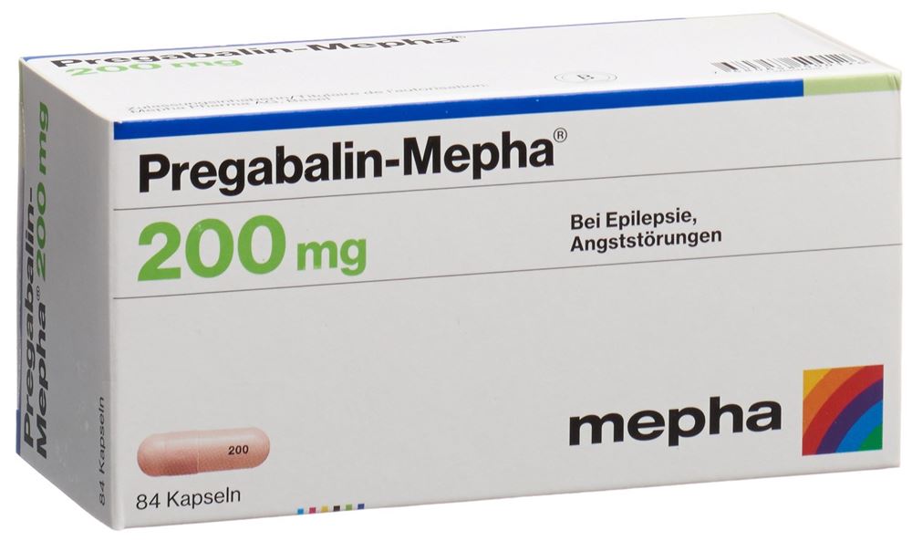 Pregabalin-Mepha 200 mg, Kapseln