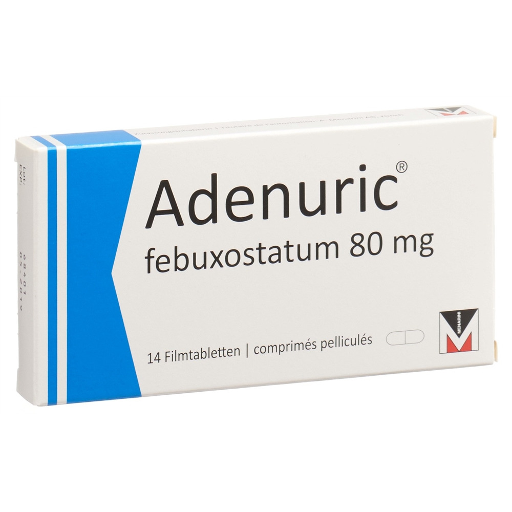 ADENURIC cpr pell 80 mg 14 pce