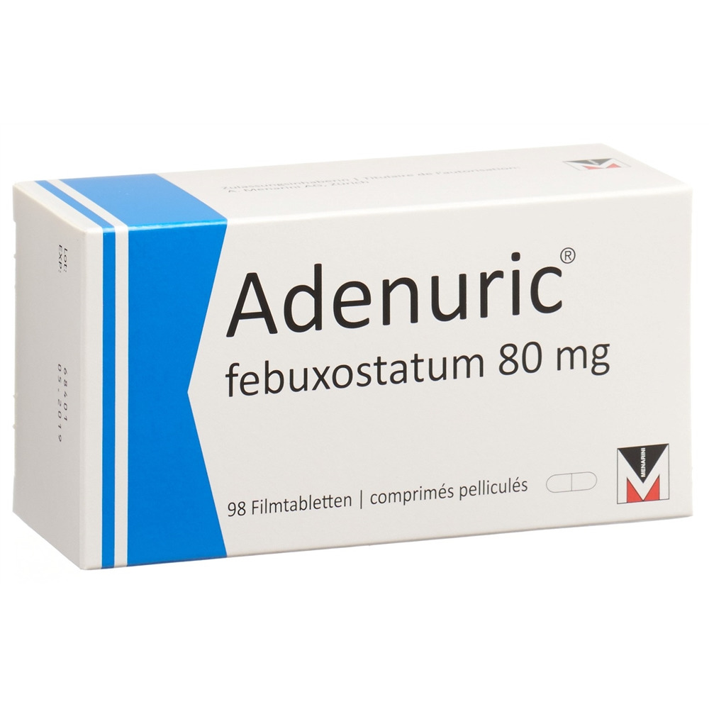 ADENURIC cpr pell 80 mg 98 pce