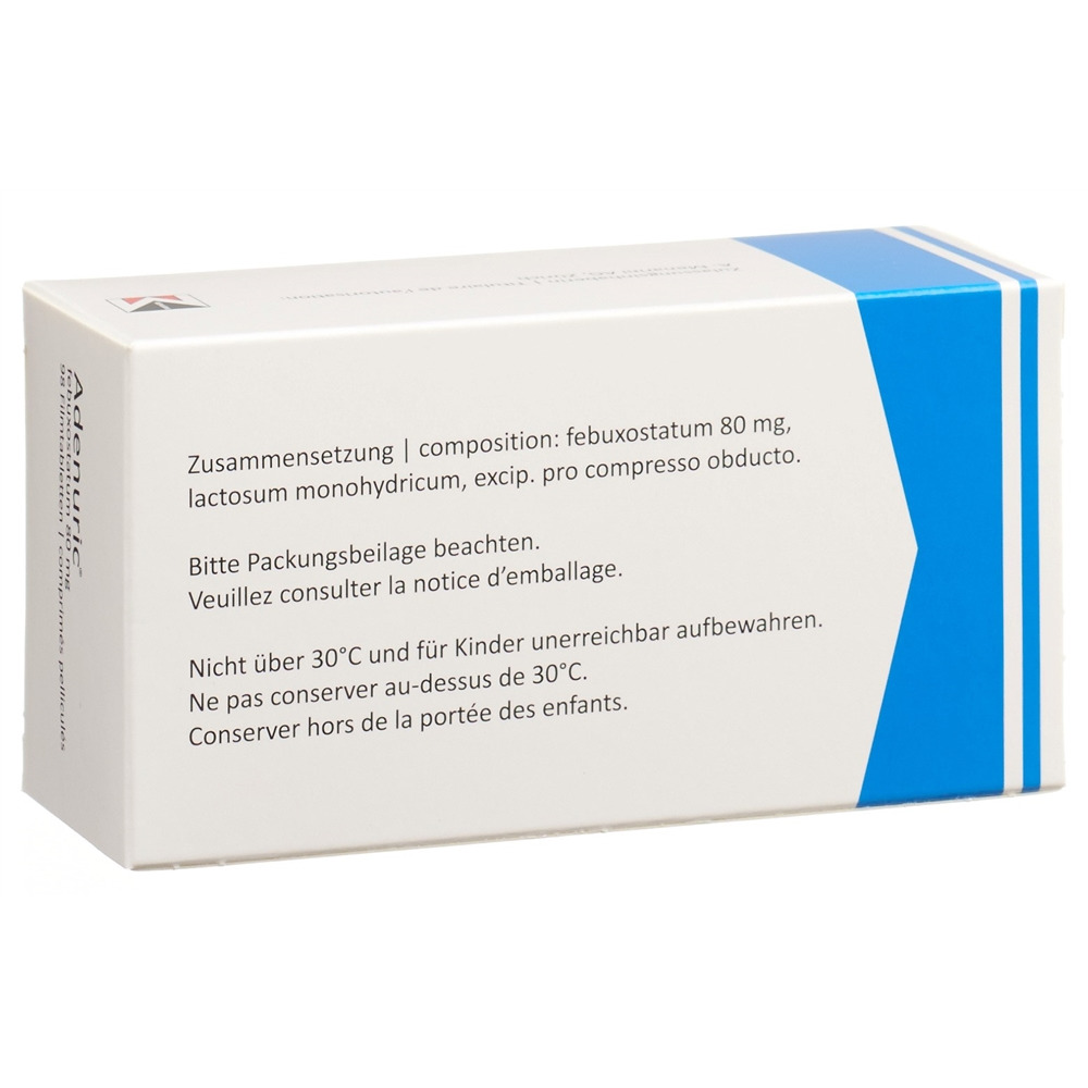 ADENURIC cpr pell 80 mg 98 pce