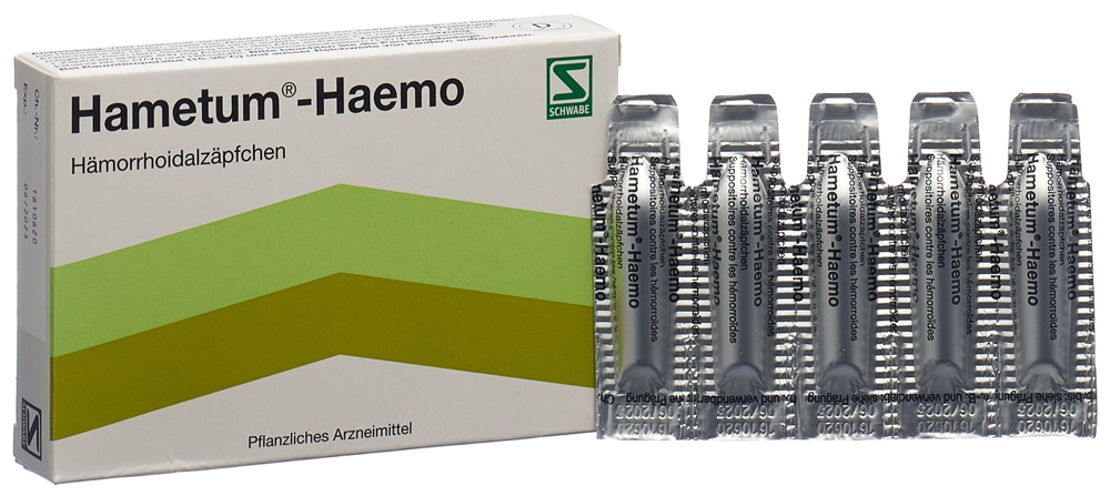 Hametum-Haemo, Suppositorien