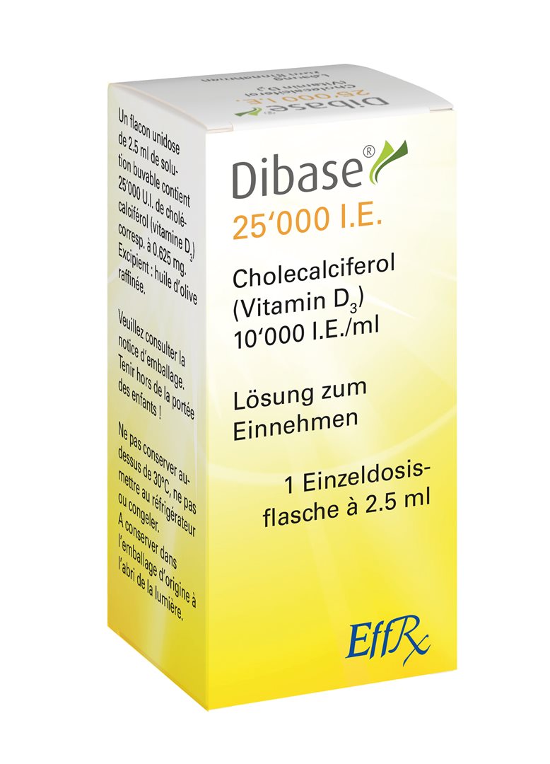 DIBASE 25'000, Lösung zum Einnehmen