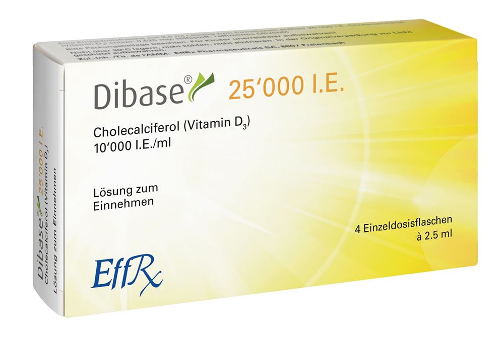 DIBASE solution 25'000 UI 4 fl 2.5 ml