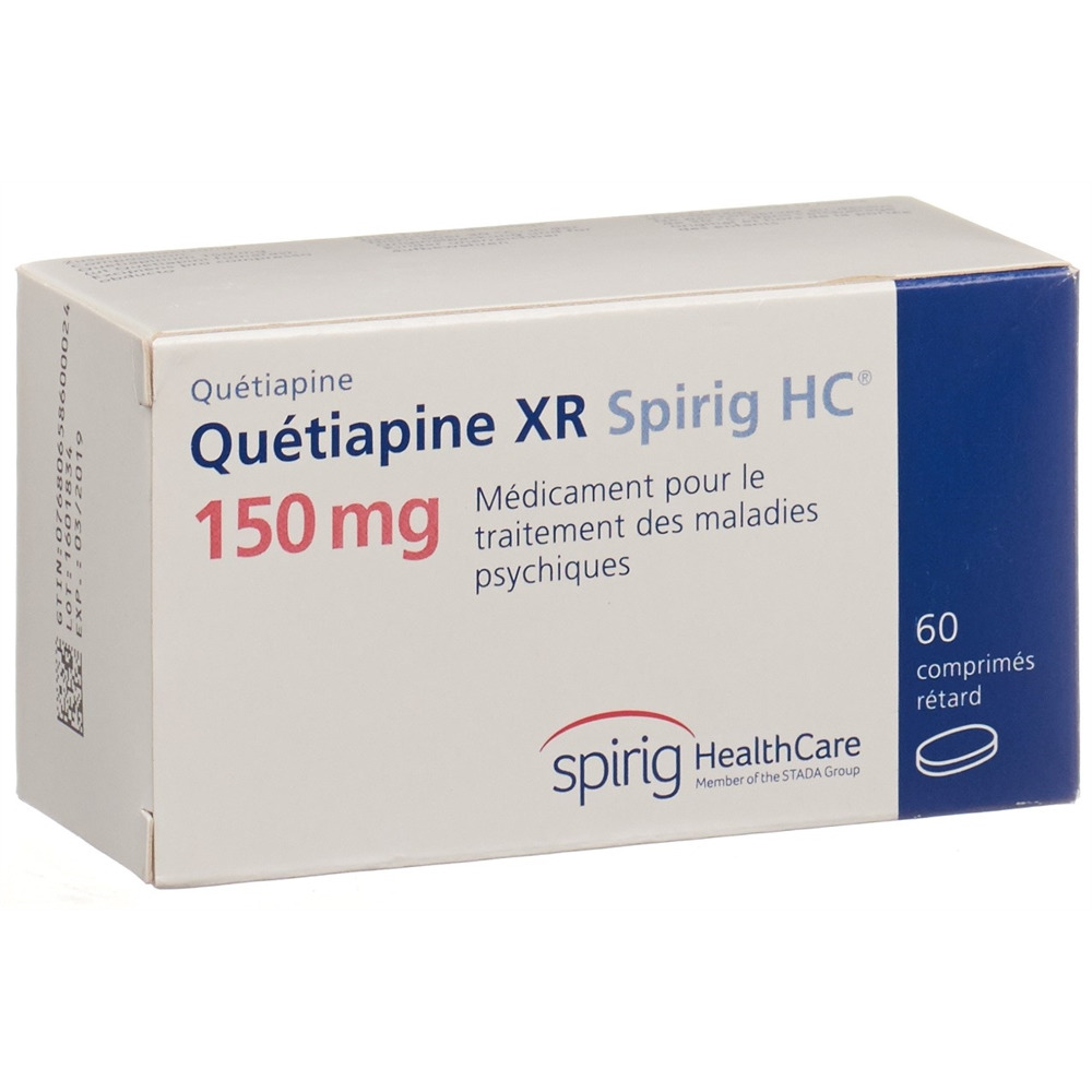 Quetiapin XR Spirig HC 150 mg, Retardtabletten