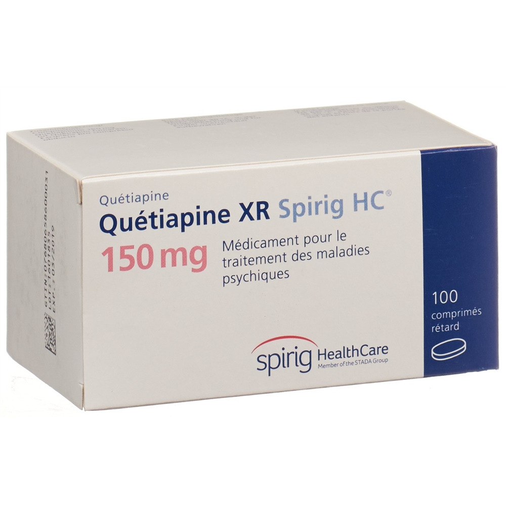 Quetiapin XR Spirig HC 150 mg, Retardtabletten