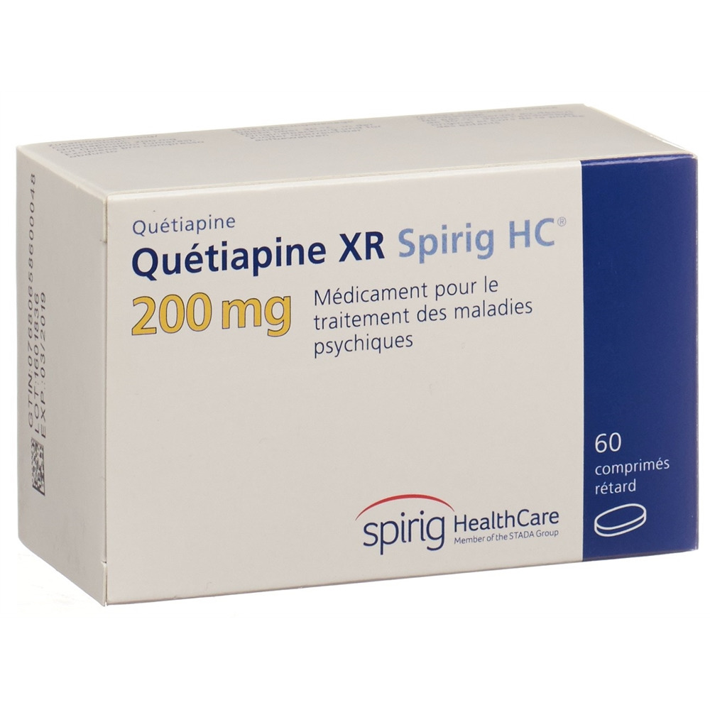 Quetiapin XR Spirig HC 200 mg, Retardtabletten