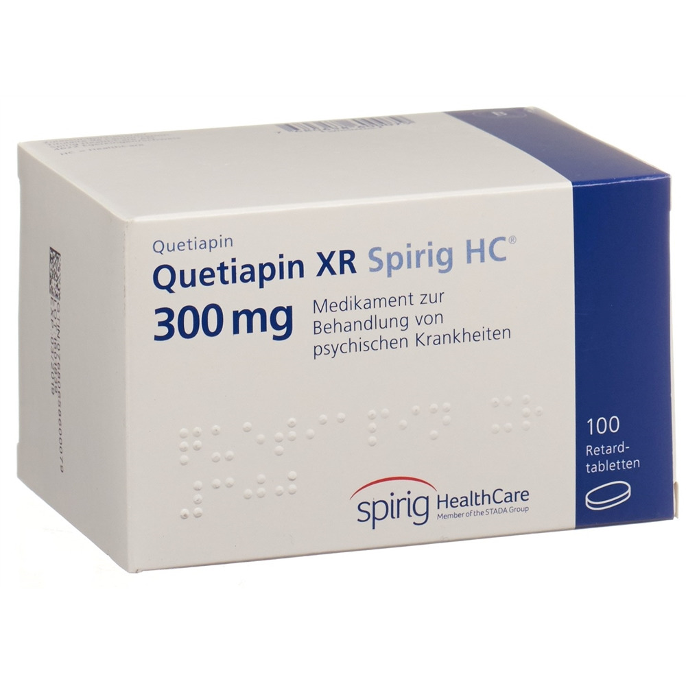 Quetiapin XR Spirig HC 300 mg, Retardtabletten
