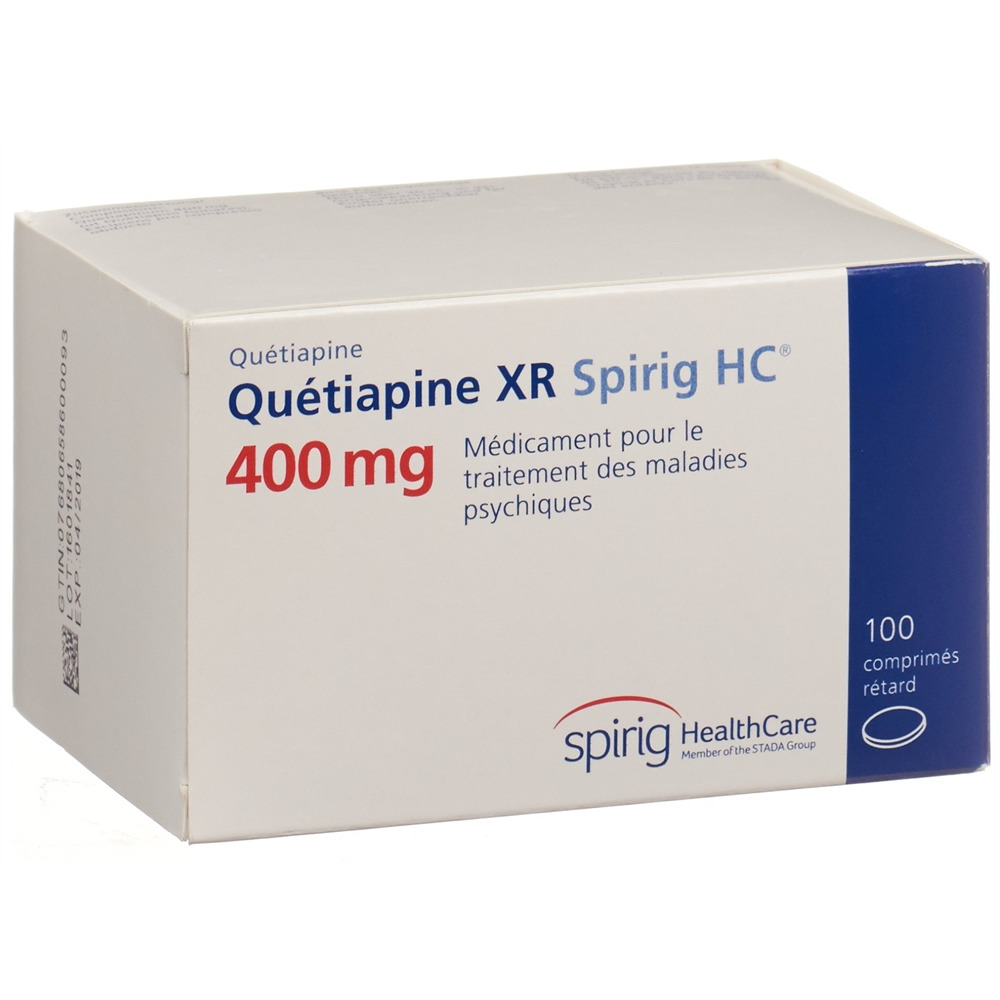 Quetiapin XR Spirig HC 400 mg, Retardtabletten