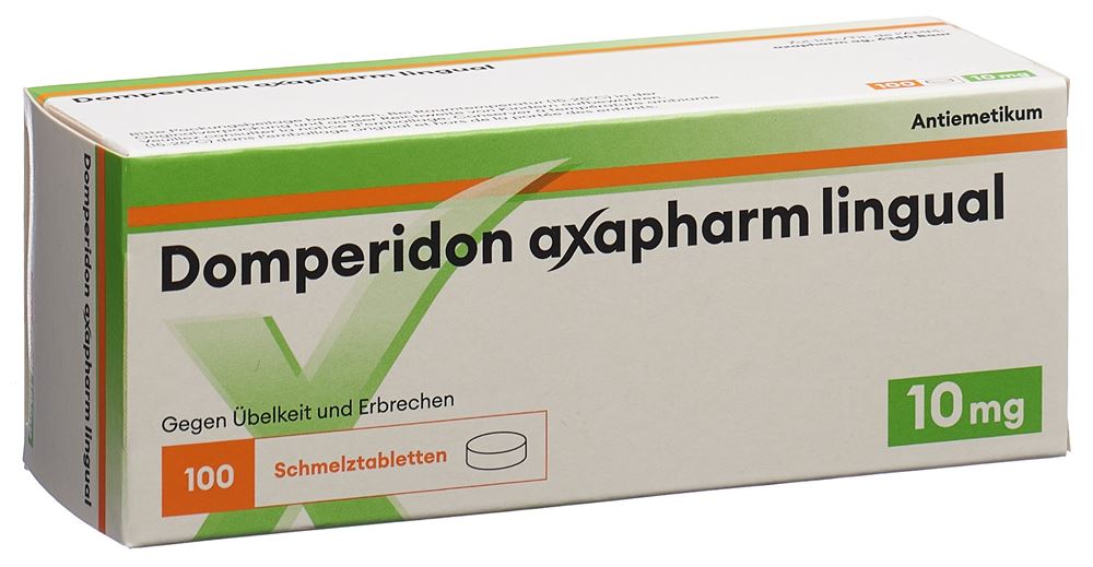 Domperidon axapharm lingual 10 mg, Schmelztabletten