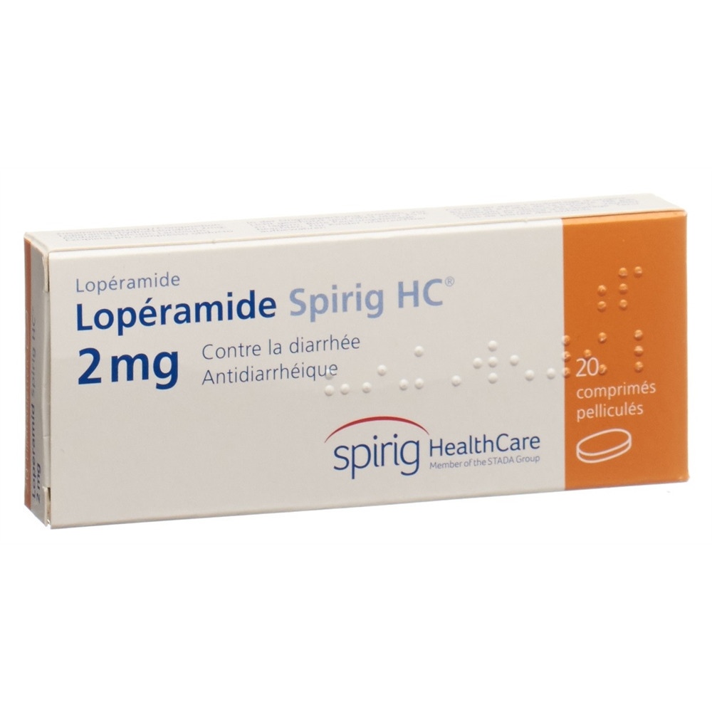 LOPERAMIDE Spirig HC cpr pell 2 mg 20 pce