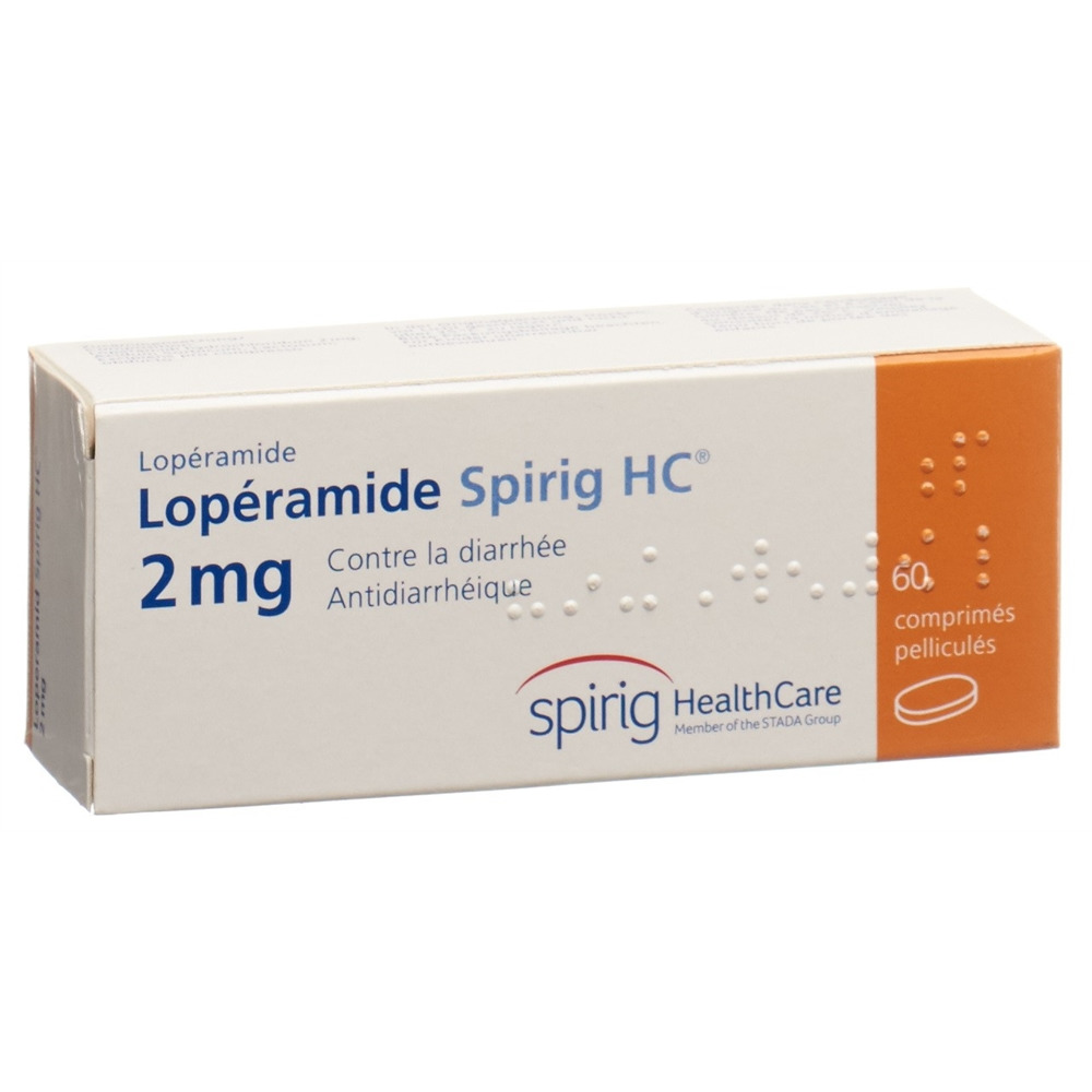 LOPERAMIDE Spirig HC cpr pell 2 mg 60 pce