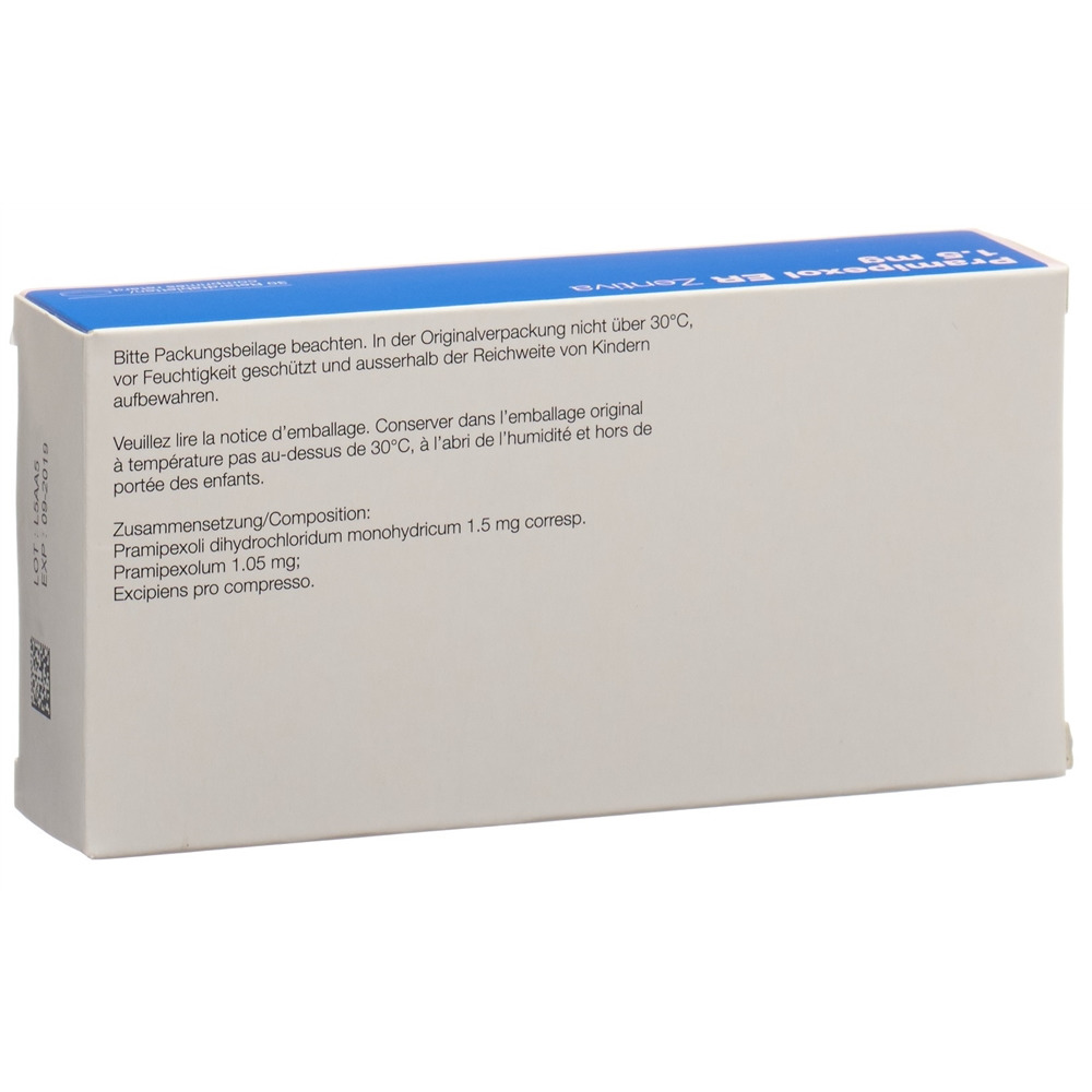 PRAMIPEXOL ER Zentiva cpr ret 1.5 mg 30 pce