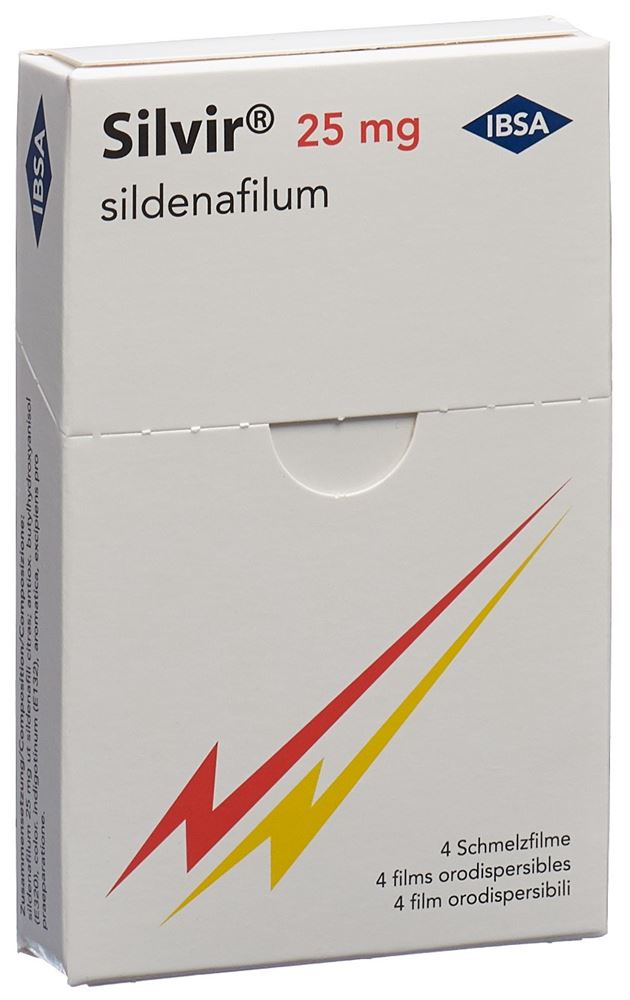 SILVIR film orodisp 25 mg 4 pce
