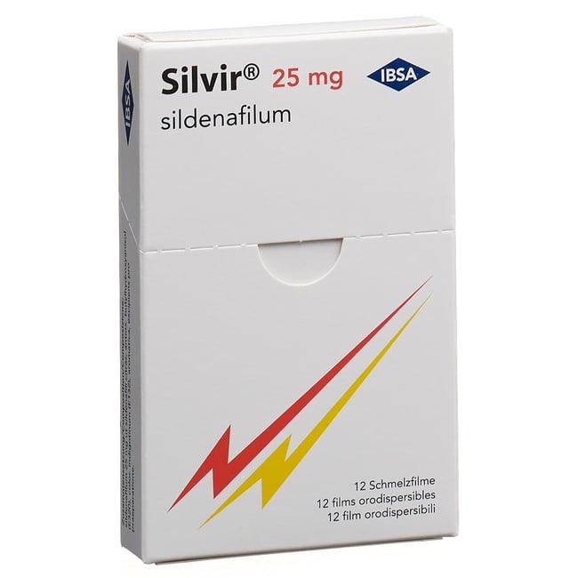 Silvir 25 mg, film orodispersibile