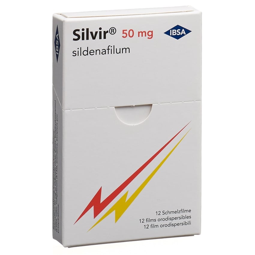 Silvir 50 mg, film orodispersibile