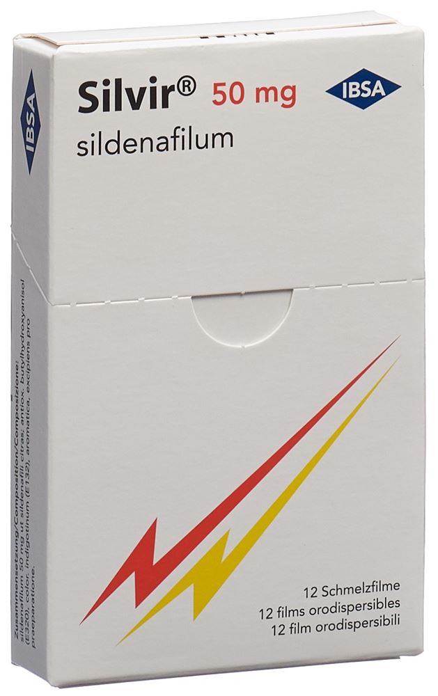 Silvir 50 mg, film orodispersibile