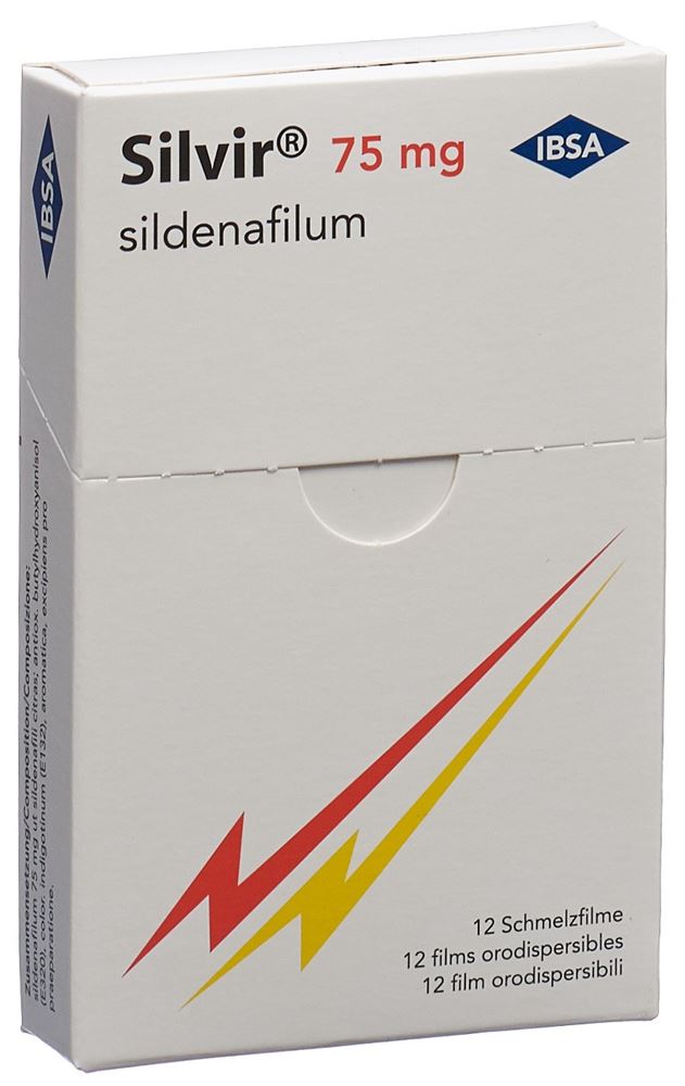SILVIR film orodisp 75 mg 12 pce